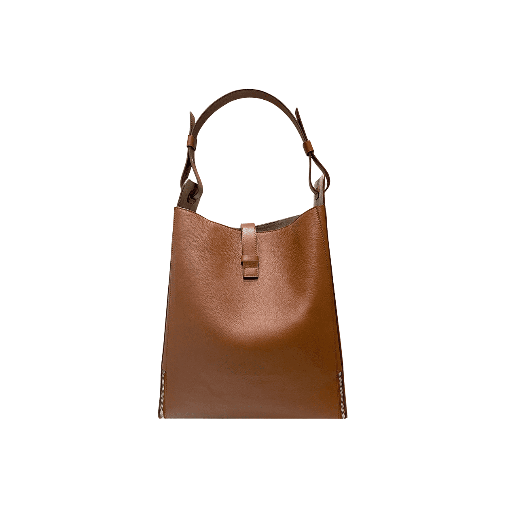 The Maven Vertical Tote - Levant Leather