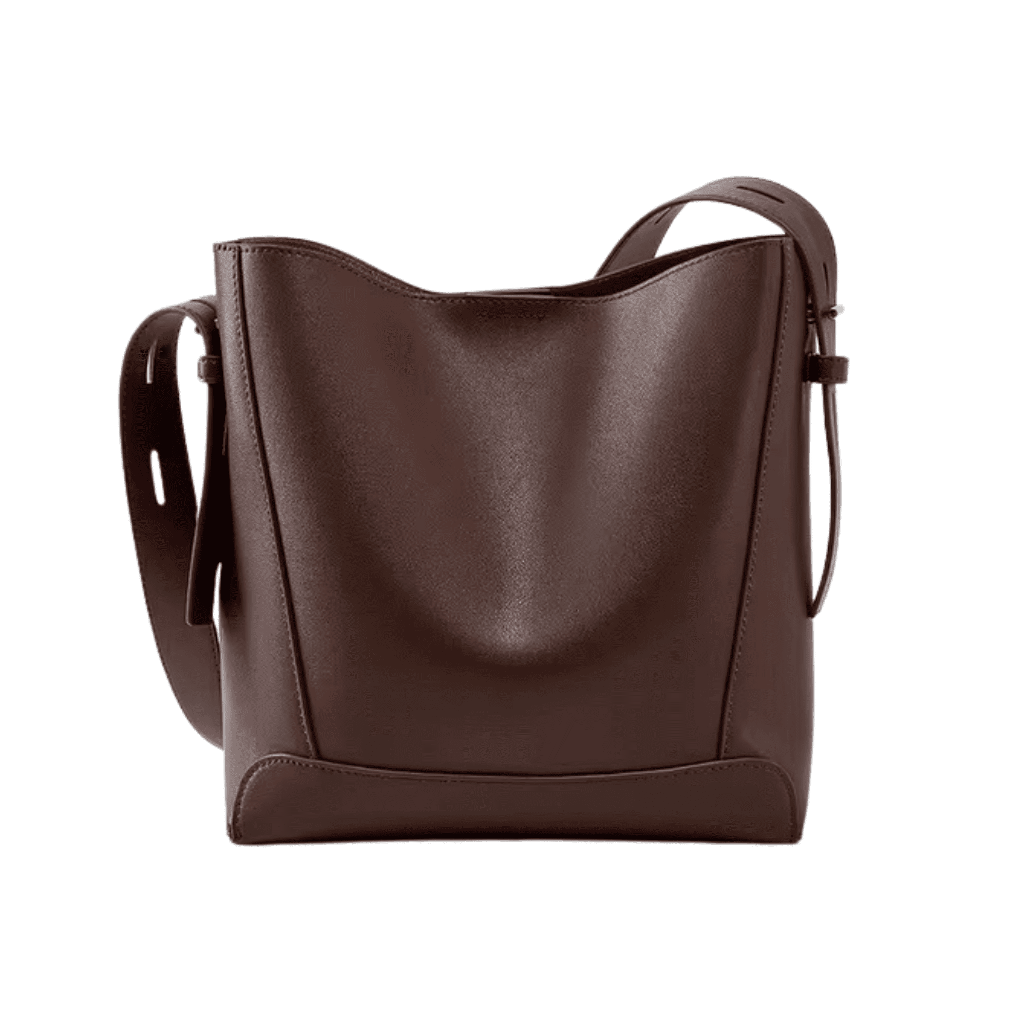 Buy Y2K Double Buckle Black Leather Shoulder Bag - Levant Leather Buy Y2K Double Buckle Black Leather Shoulder Bag - Levant Leather