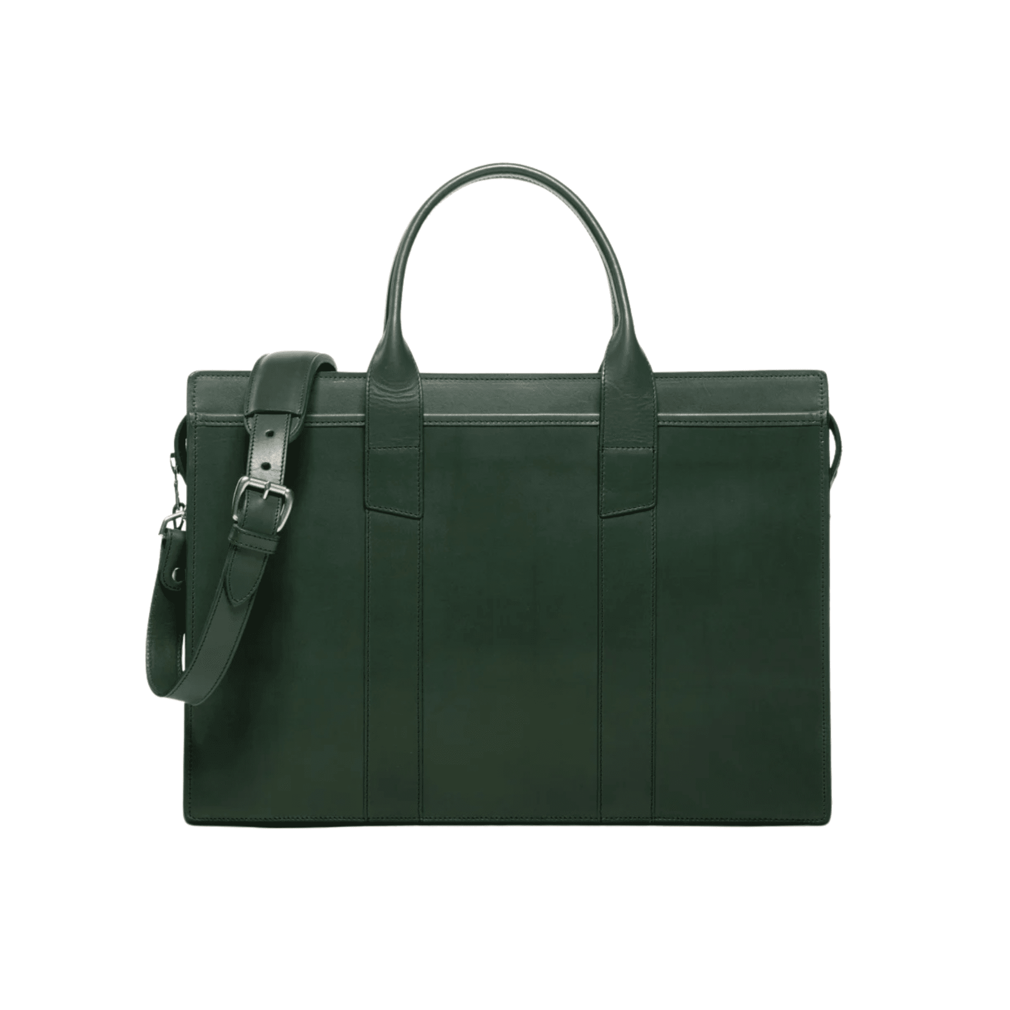 Buy Slim Leather Zip-Top Briefcase for Men - Levant Leather