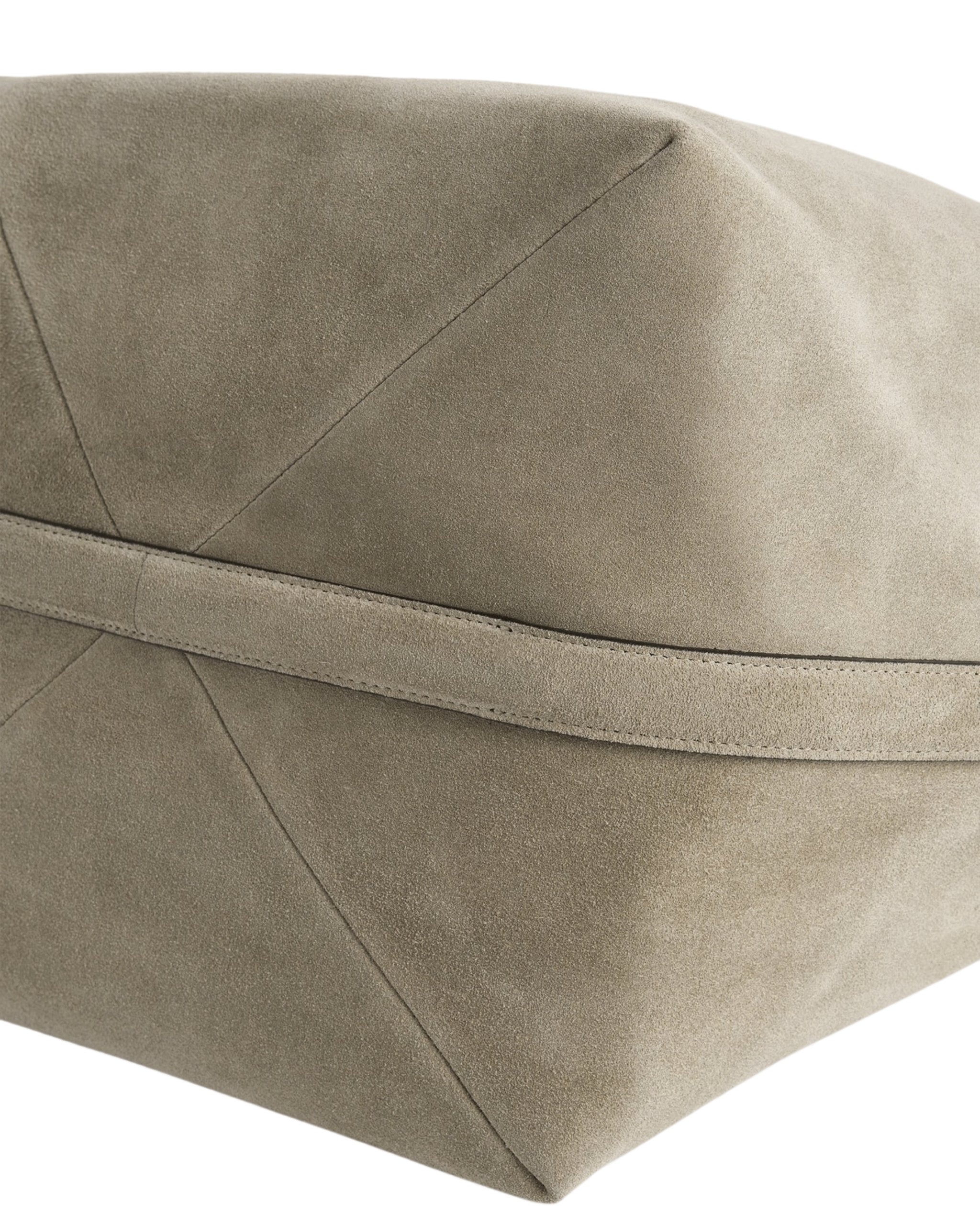 Belted Suede Tote – Adjustable Desert Tan Shoulder Bag