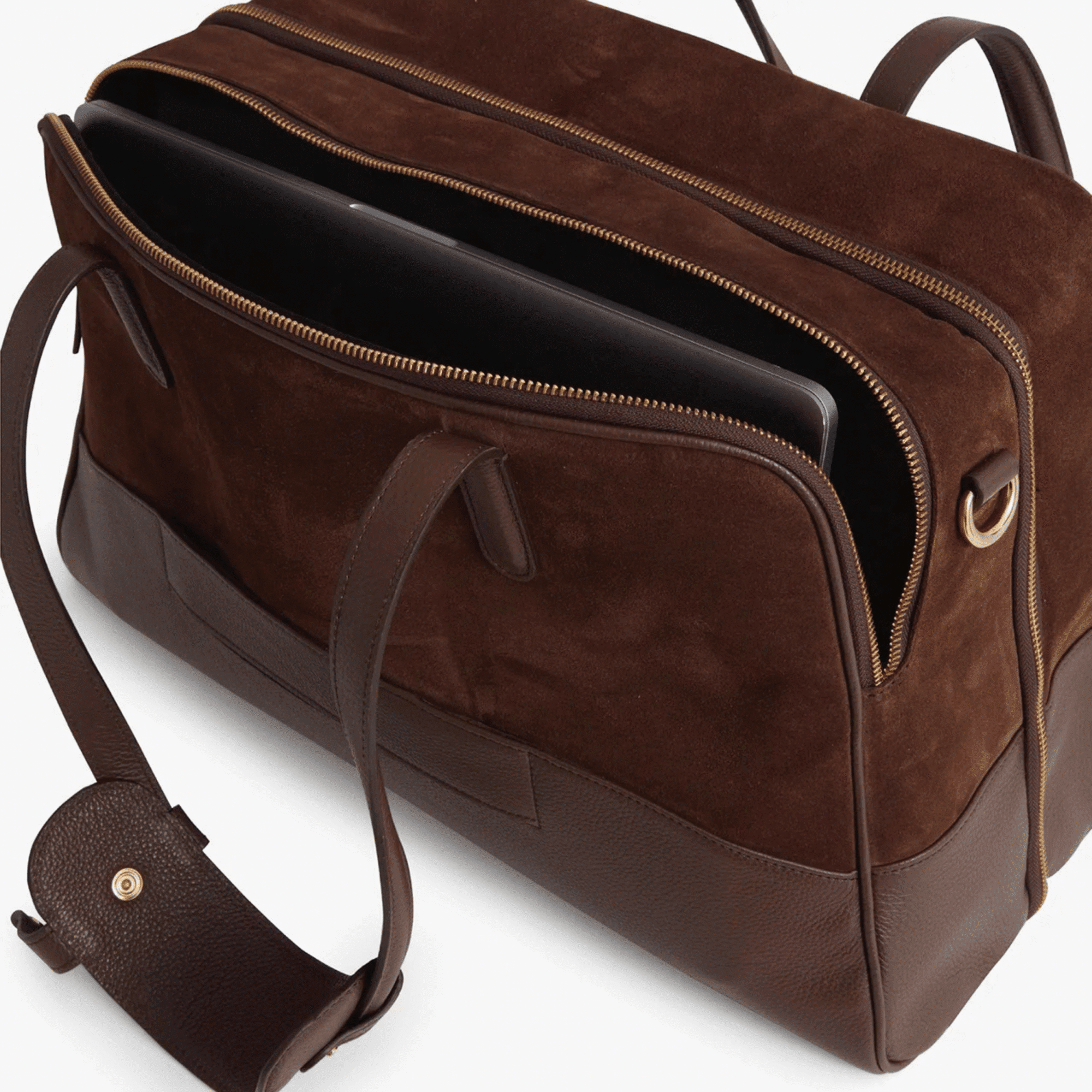 Slouchy Caramel Shoulder Tote