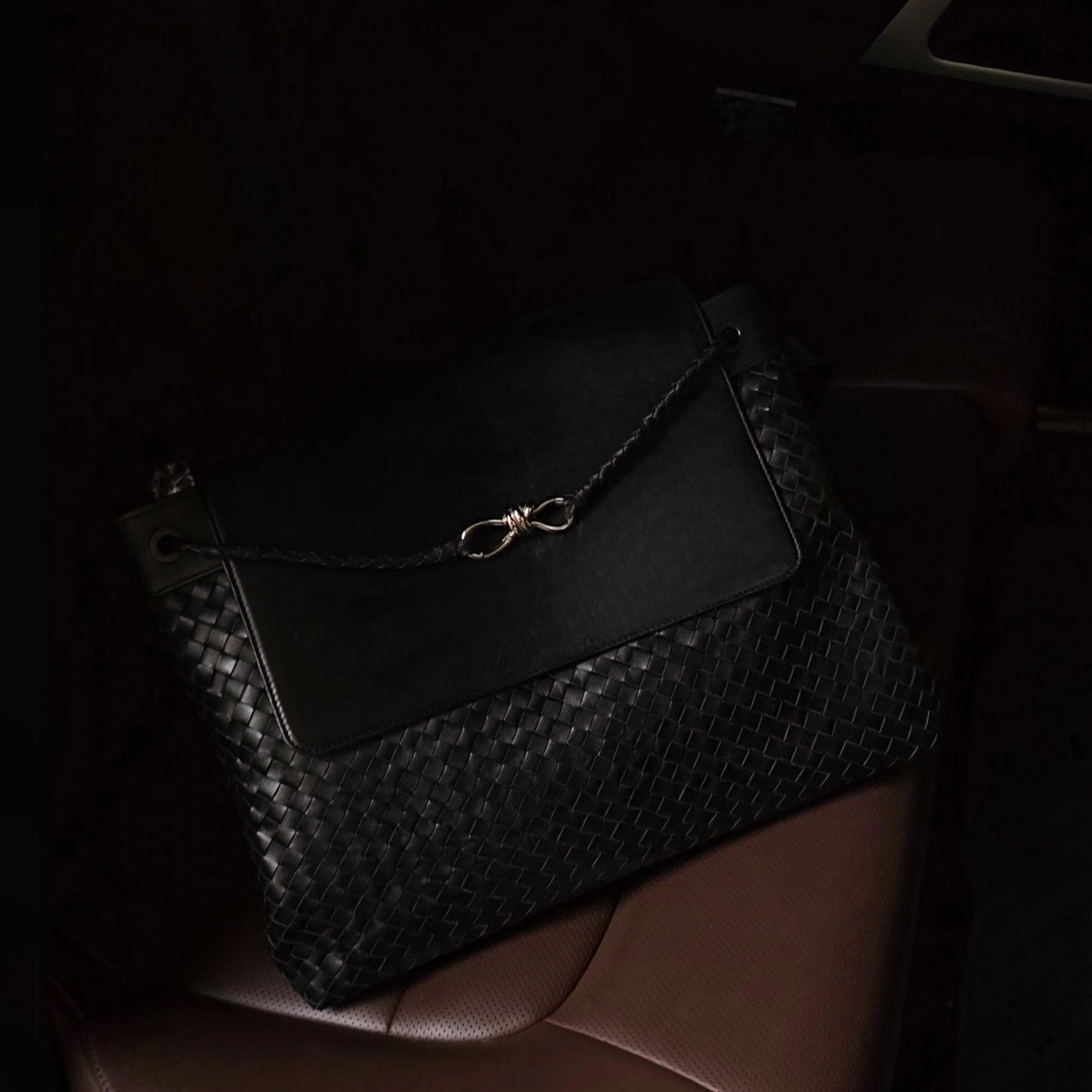 Levant Leather Woven Leather Bag