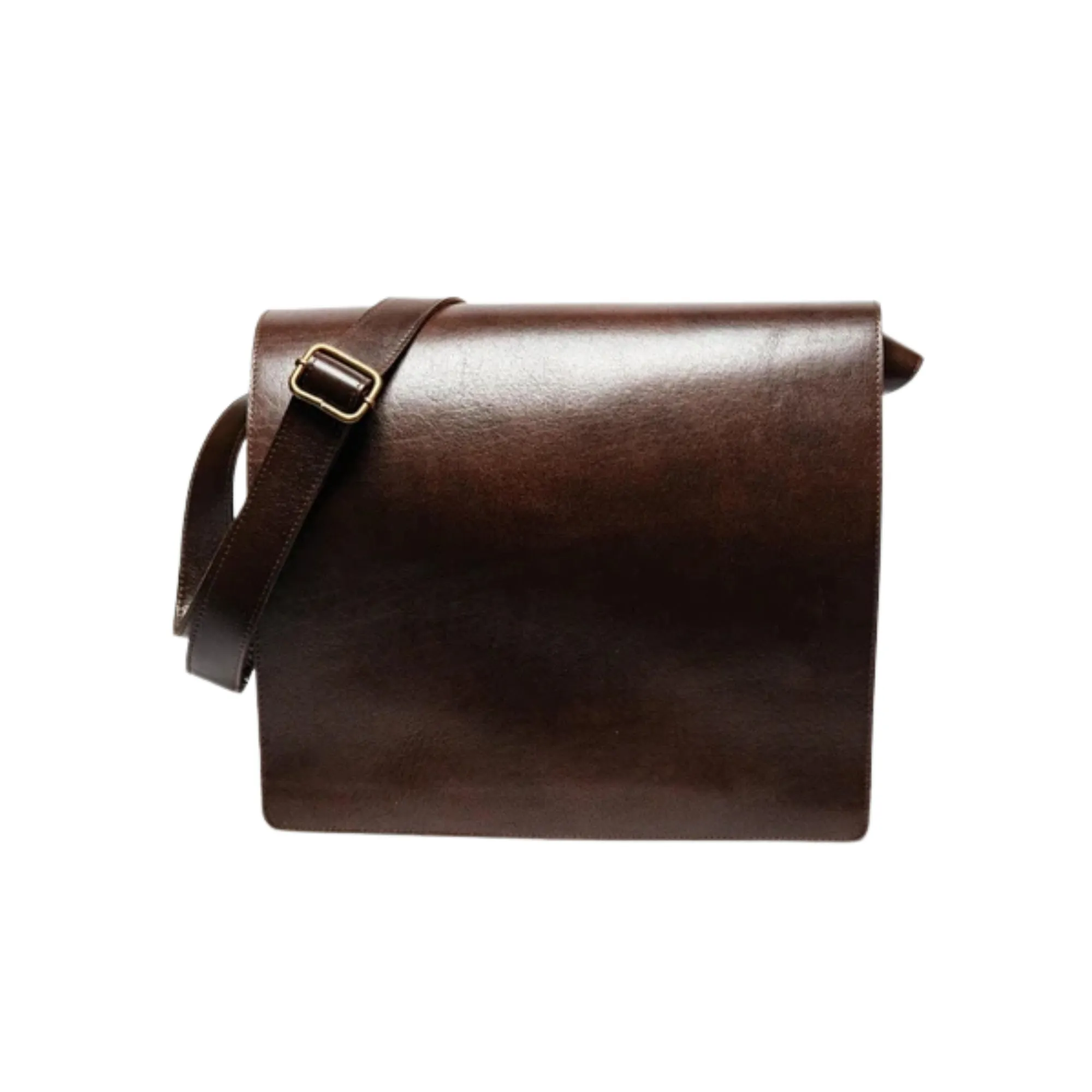 The Belmont Messenger – Handcrafted Vegetable-Tanned Leather Bag 