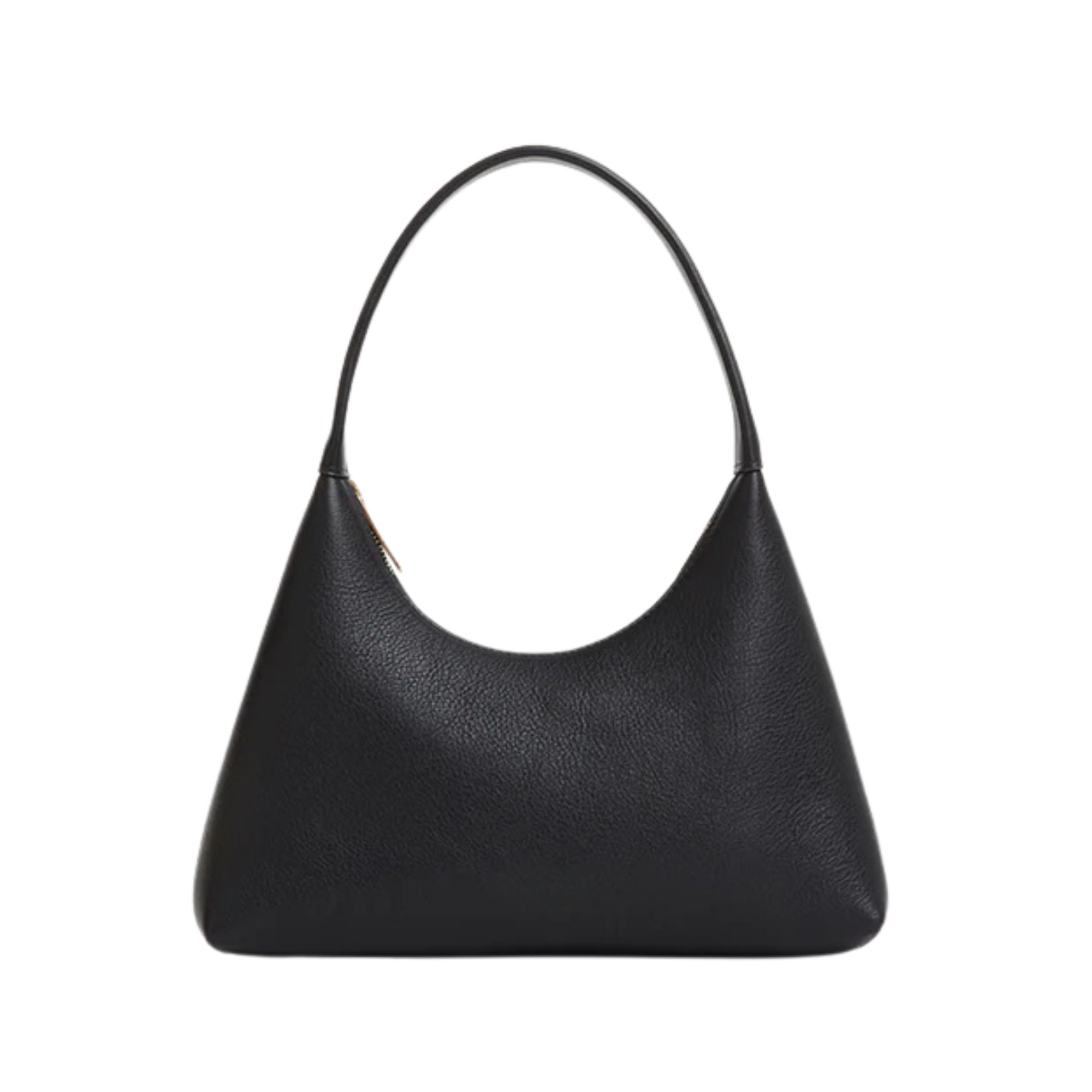 Close-up-of-black-Levant-Leather-Mini-Candy-Bag-showing-soft-calf-leather-texture-and-suede-interior