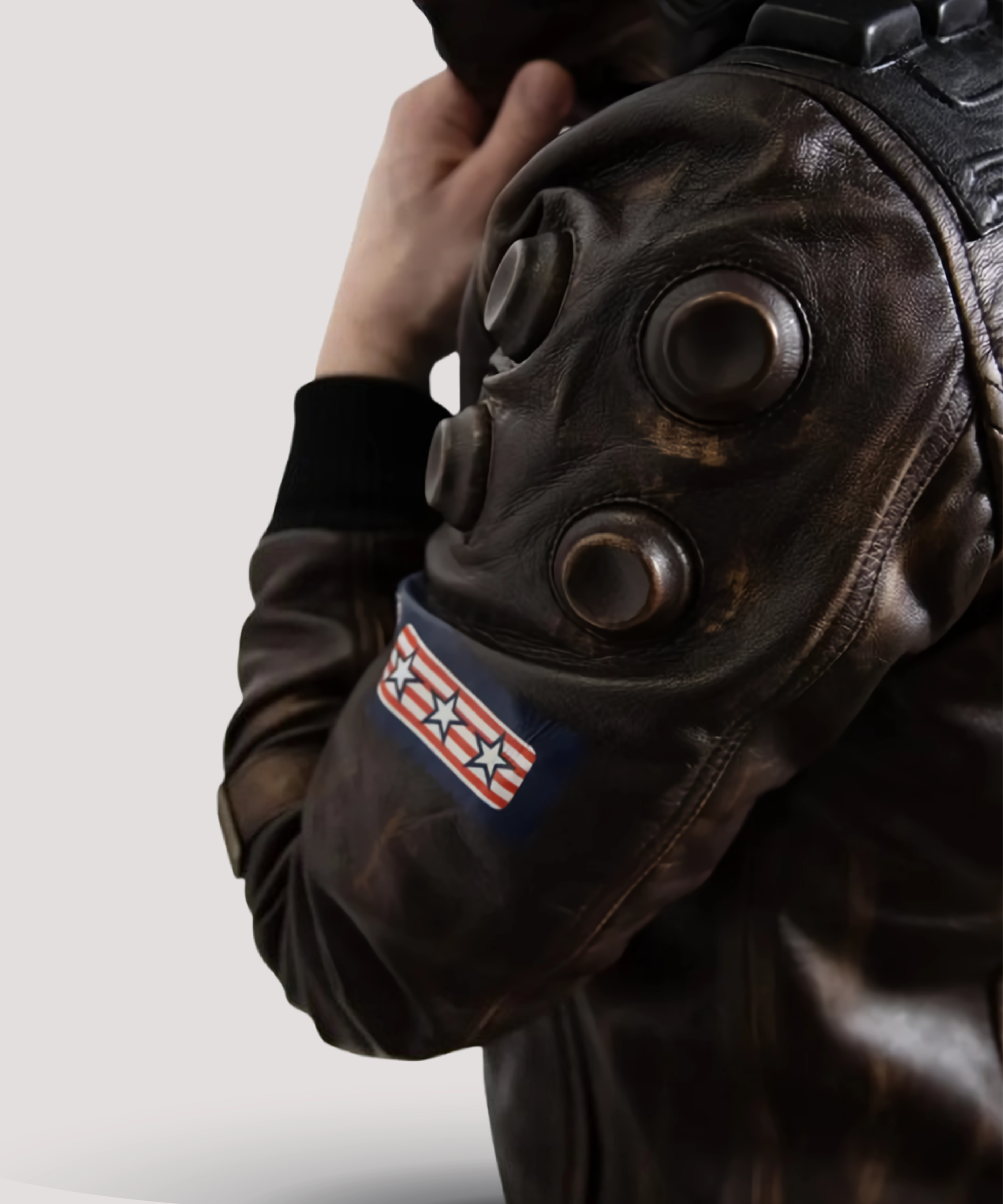 Brown-Cyberpunk-Samurai-Jacket-in-premium-goatskin-leather-featuring-cyberpunk-2077-design-samurai-printed-collar-and-stylish-bomber-fit-for-mens-fashion