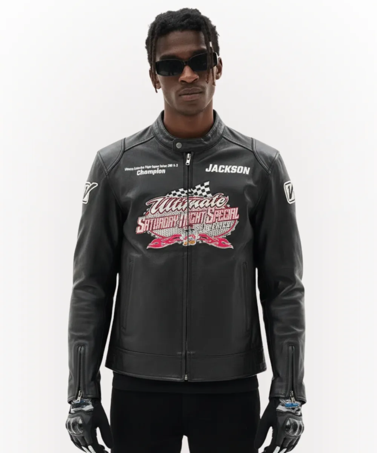 Champion Go Kart Racing Leather Jacket - Levant Leather