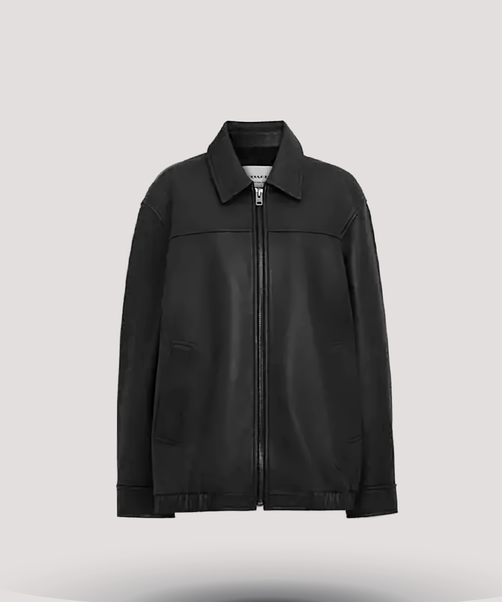 Model-wearing-oversized-leather-bomber-jacket-with-dropped-shoulders-and-breathable-viscose-lining-ideal-for-year-round-comfort-and-edgy-style