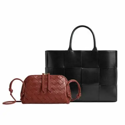 Woven Leather Bag