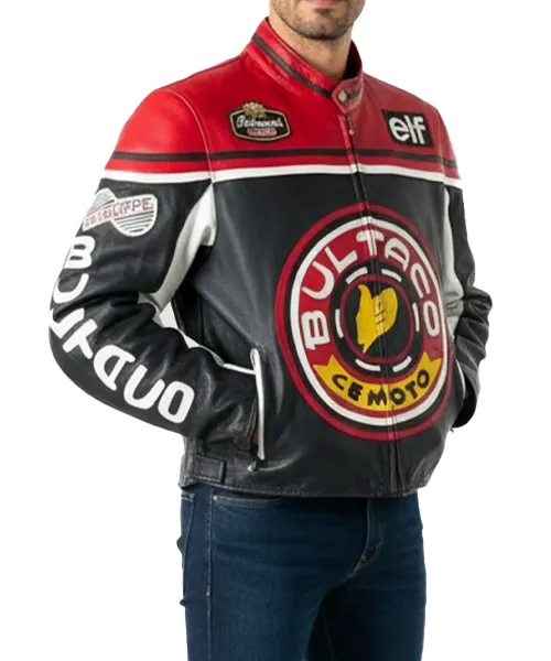 1970s-Bultaco-Cemoto-black-leather-racing-jacket-showing-authentic-Spanish-motorcycle-heritage-design