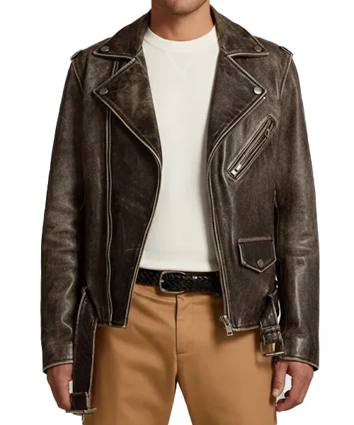 Front-view-of-a-brown-horsehide-leather-jacket-with-metal-zippers-and-classic-bomber-design-made-from-genuine-horsehide-leather-for-long-lasting-use